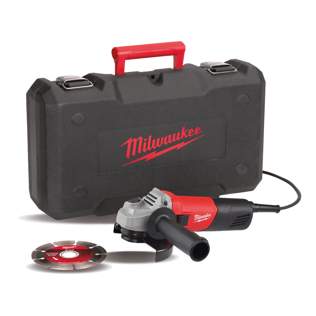 Milwaukee angle grinder AG800-115ED-SET 4933451281